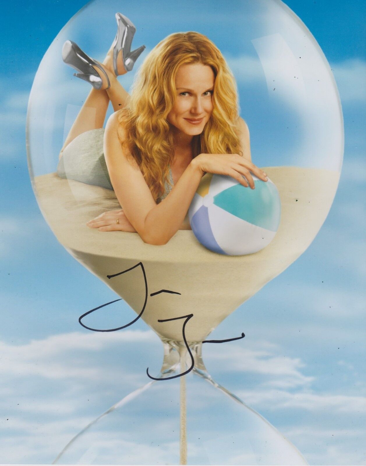 Laura Linney Signed The Big C 10x8 Photo Poster painting AFTAL