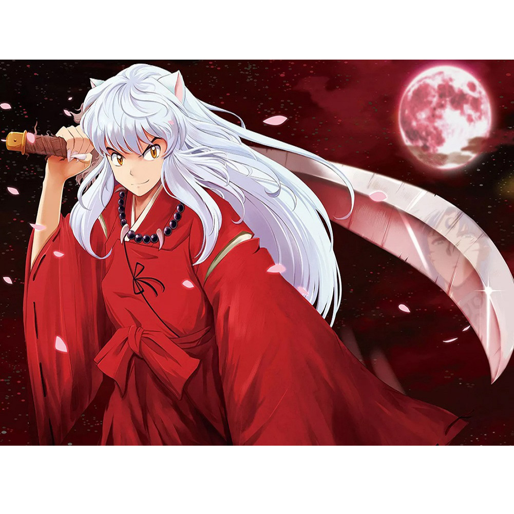 

40*30CM - Round Drill Diamond Painting - Man in Red, 501 Original