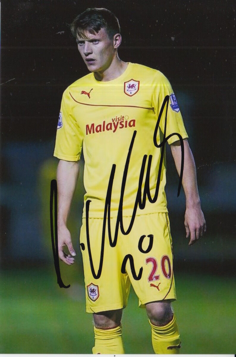 CARDIFF CITY HAND SIGNED JOE MASON 6X4 Photo Poster painting.