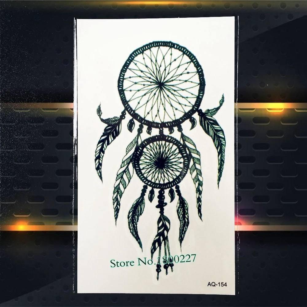 1PC Fashion Crystal Diamond Design Temporary Tattoo Sticker PAQ-003 Children Gifts Waterproof Tattoo Paste Black Navy Blue Tatto