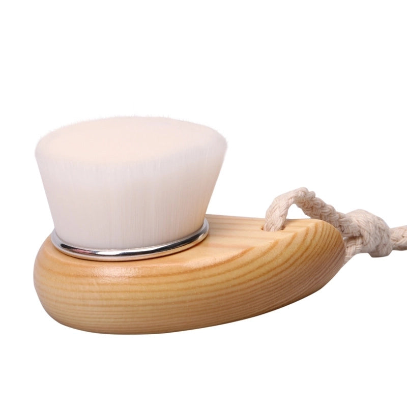 Beech Wooden Handle Facial Cleansing Brush