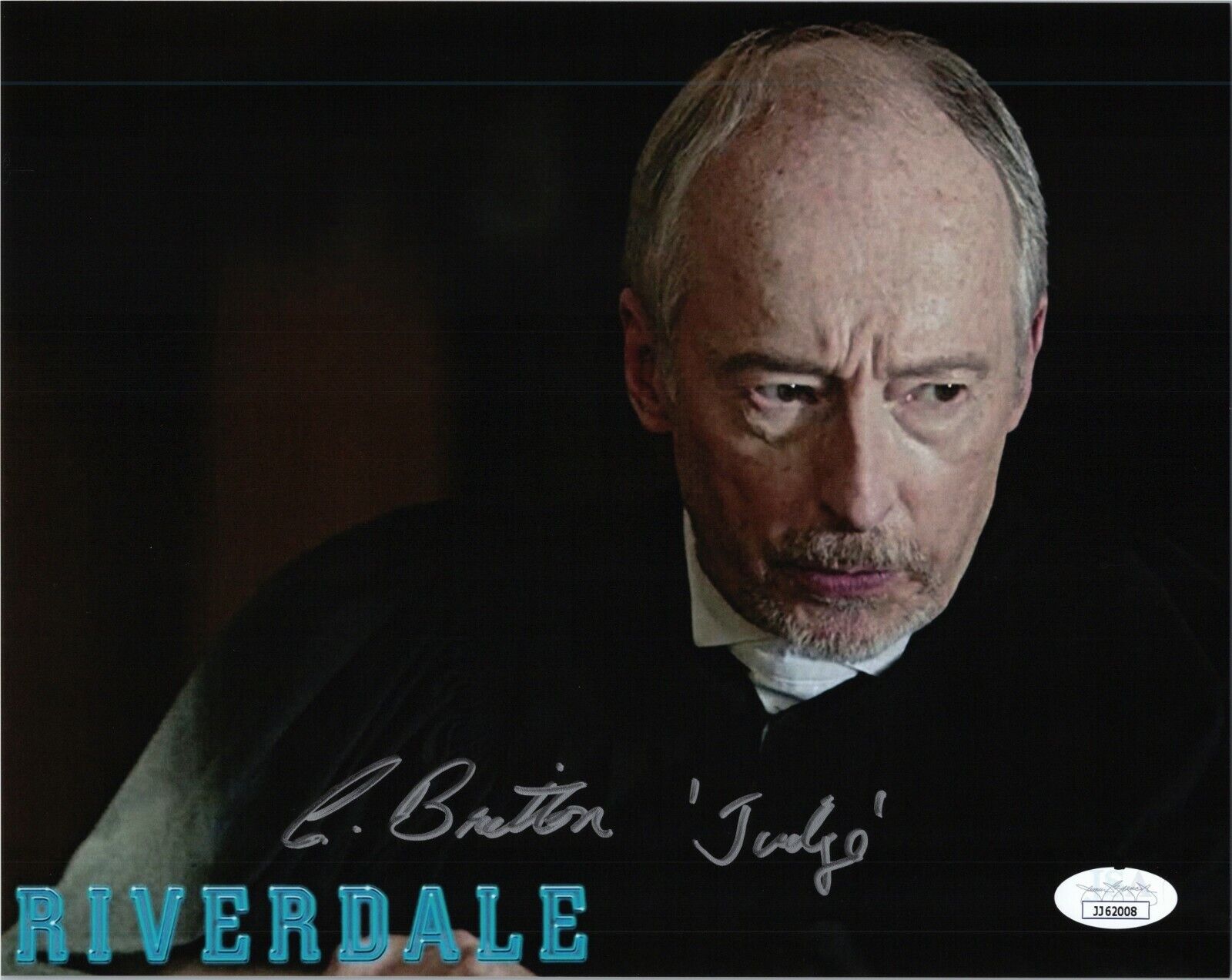 CHRIS BRITTON Authentic Hand-Signed RIVERDALE ~ JUDGE