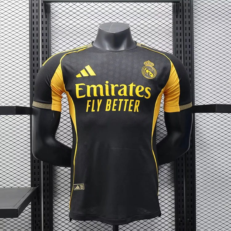 2025-26-Real Madrid Special Edition Black and Gold-Jersey-Player Edition