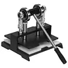 [US Local Warehouse] Table Tennis Racket Rubber Cutting Machine Precision Table Tennis Rubber Cutter Double Roller Bearing Design with 8mm Thickness Base Plate Effortless Edge Trimming Pasting for Ping Pong Bat
