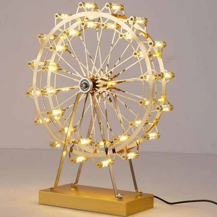 360° Rotatable Retro Ferris Wheel Table Lamp