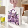 (US Only)Purple Bag DIY Diamond Painting Napkin Holder Kit Unique Gift for Friends Family