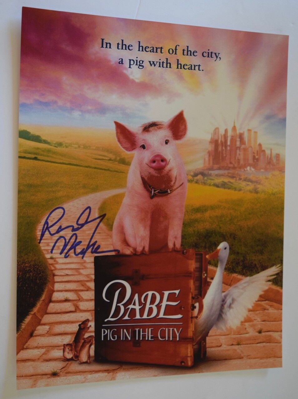 Randy Newman Signed Autographed 11x14 Photo Poster painting BABE PIG IN THE CITY COA VD