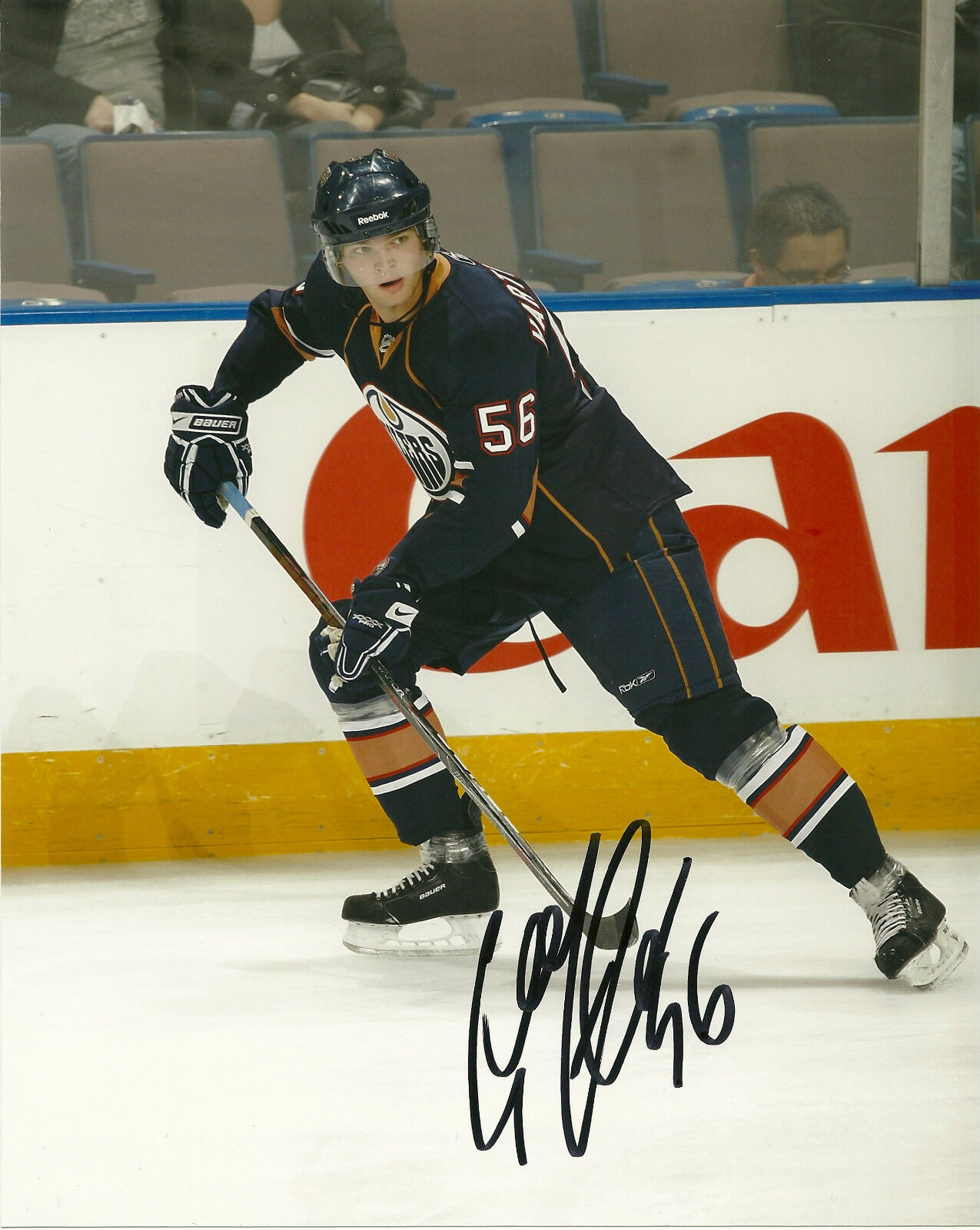 Edmonton Oilers Teemu Hartikainen Signed Autographed 8x10 Photo Poster painting COA