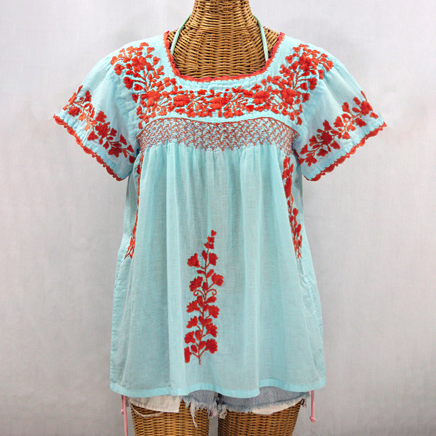 Vacation Retro Ethnic Print Top
