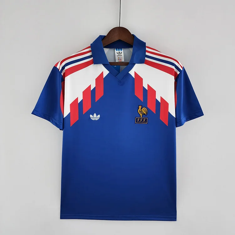 Maillot France Rétro Domicile Coupe du monde 1988/1990