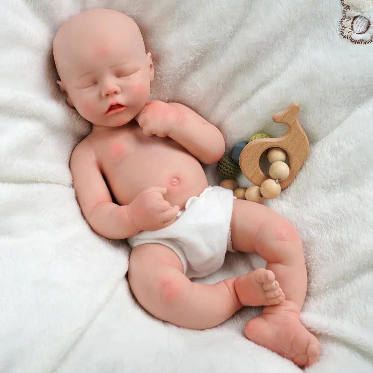 Babeside 12/16 Inches Full Silicone Sleeping Reborn Baby Boy or Girl Twinnie