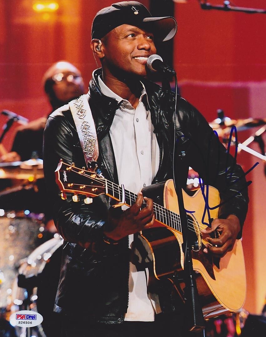 Javier Colon SIGNED 8x10 Photo Poster painting FIRST Winner of The Voice PSA/DNA AUTOGRAPHED