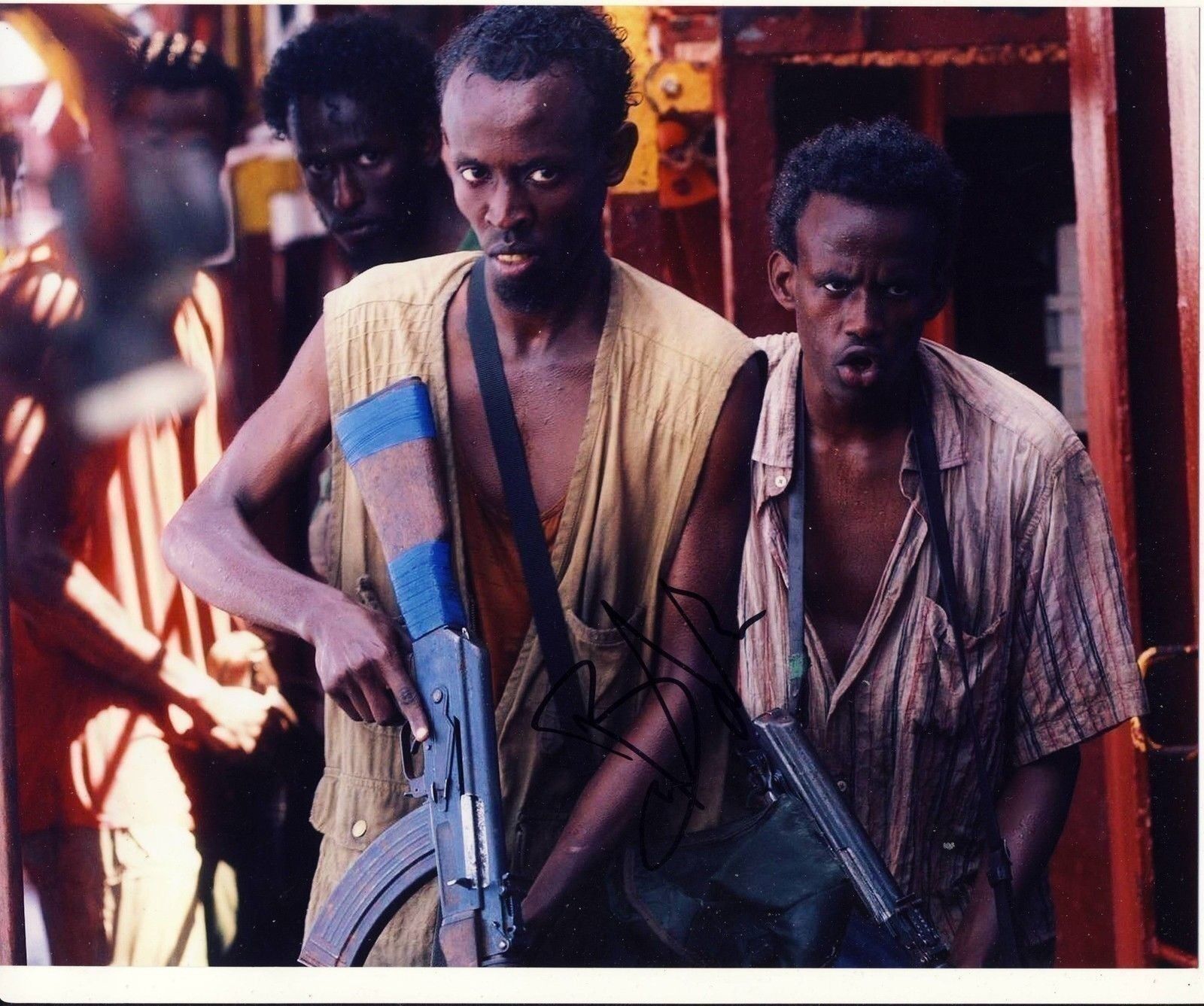 Barkhad Abdi Autograph CAPTAIN PHILLIPS Signed 8x10 Photo Poster painting AFTAL [4090]