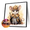 Diamond Painting -DIY Round Drill Christmas Mouse