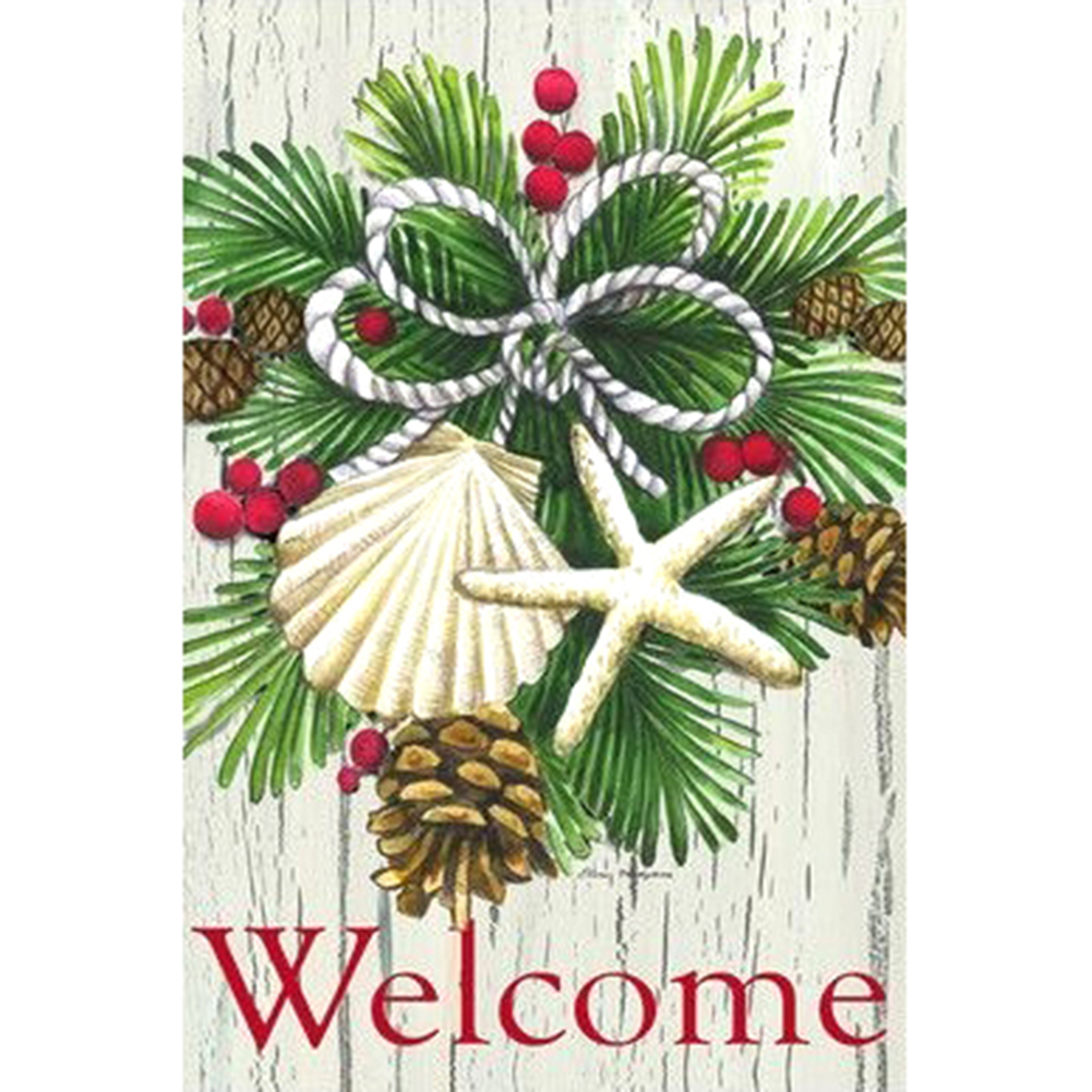 

Pine Nuts Welcome - Round Drill Diamond Painting - 30*40CM, 501 Original