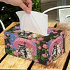 Regenschirm 5d DIY Diamantmalerei handgemachte Taschentuchhalter Holz Taschentuch Box Handwerk