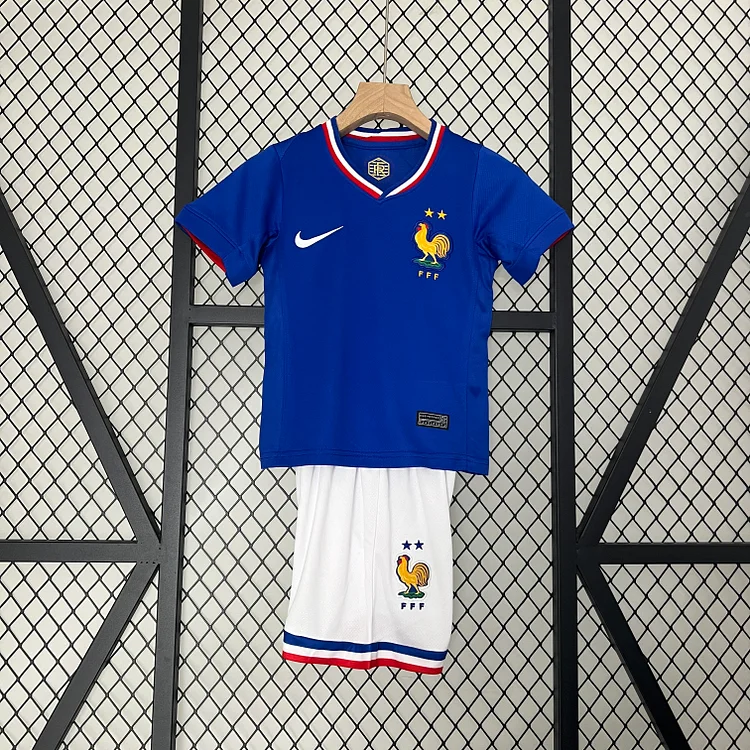 2024/25 France Home Jersey for Kids 1:1 Thai Quality