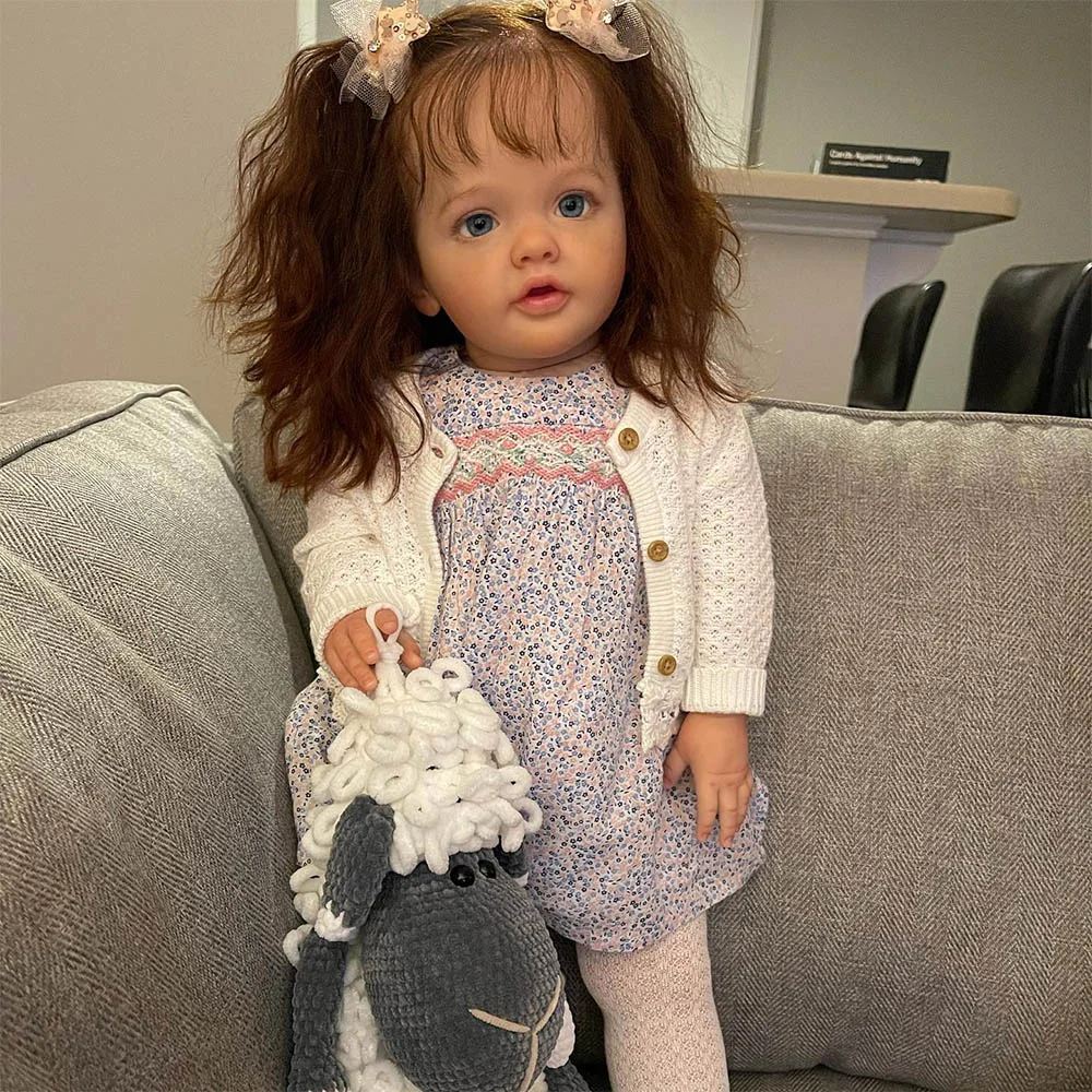 [Realistic Handmade Gifts] 22'' Touch Real Silicone Vinyl Body Reborn Toddler Baby Doll Girl Fay -Creativegiftss® - [product_tag] RSAJ-Creativegiftss®