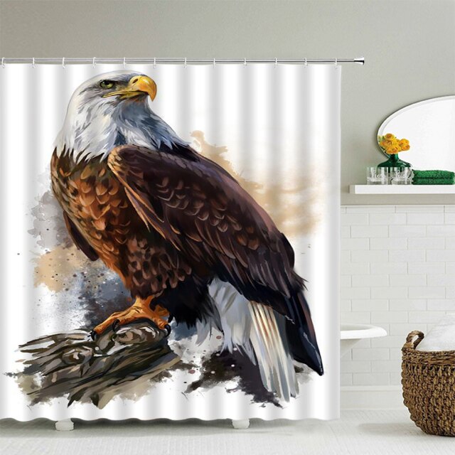 

Shower Curtain – Flying Eagle Bird Animal-180*180cm, 501 Original