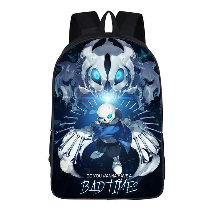 Game Undertale Sans #5 Cosplay Backpack School Notebook Bag