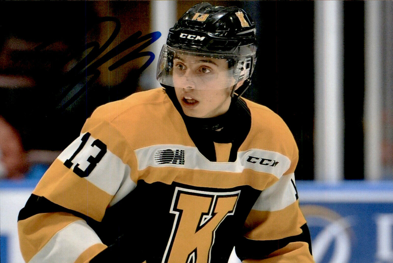 Francesco Arcuri SIGNED autographed 4x6 Photo Poster painting KINGSTON FRONTENACS DALLAS STARS 3