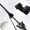 6Pcs Fishing Rod Cover with Elastic Rope Mesh Fishing Pole Protect Sleeve (Camo)