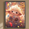 >SALE<5D DIY Full Round Drill Diamond Painting Zodiac Sheep Kit Home Decoration30x40cm