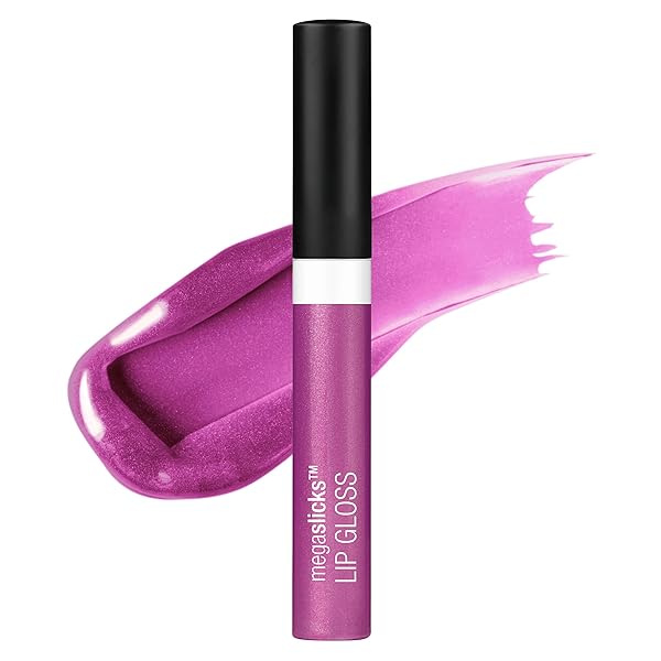 wet n wild MegaSlicks Lip Gloss, Ultra-Glossy, Vitamin-E Enriched, Ultra-Gloss High Shine Moisturizing, Cruelty-Free & Vegan - Bronze Berry