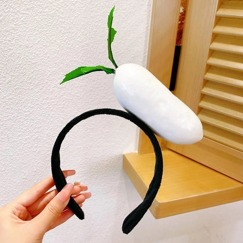 Women’s Cute Fruit Vegetable Mixed Materials Hair Band