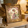 5D DIY Diamond Art Painting Kit Partial Drill Japanese(Fan Floral Princess)
