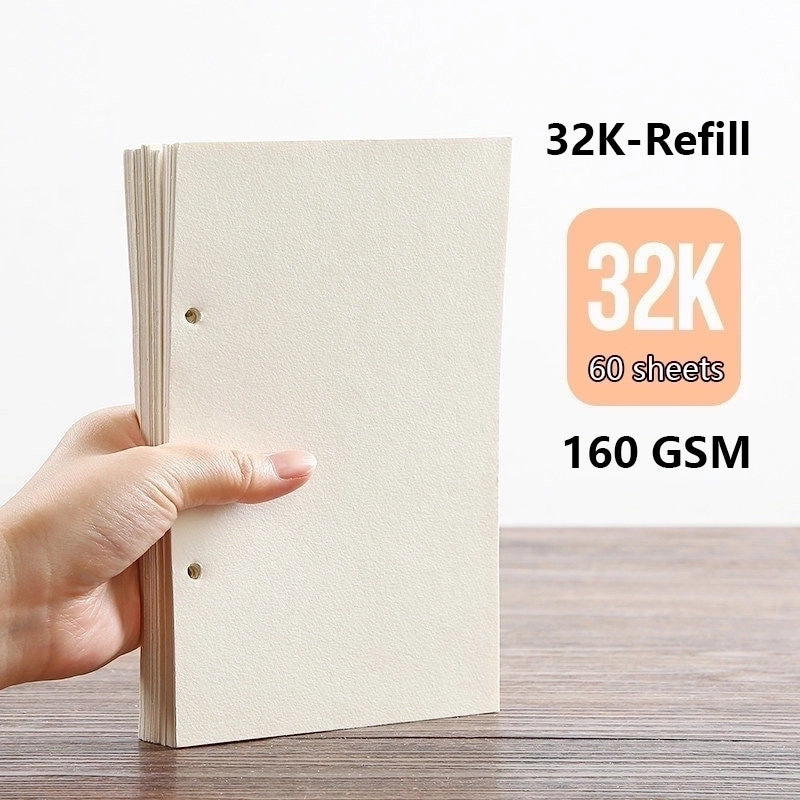 1 Piece Solid Color Learning Paper Casual Notebook