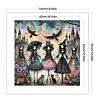 Witches-11CT Stamped Cross Stitch 50*50cm/19.69*19.69in tapestrymarket