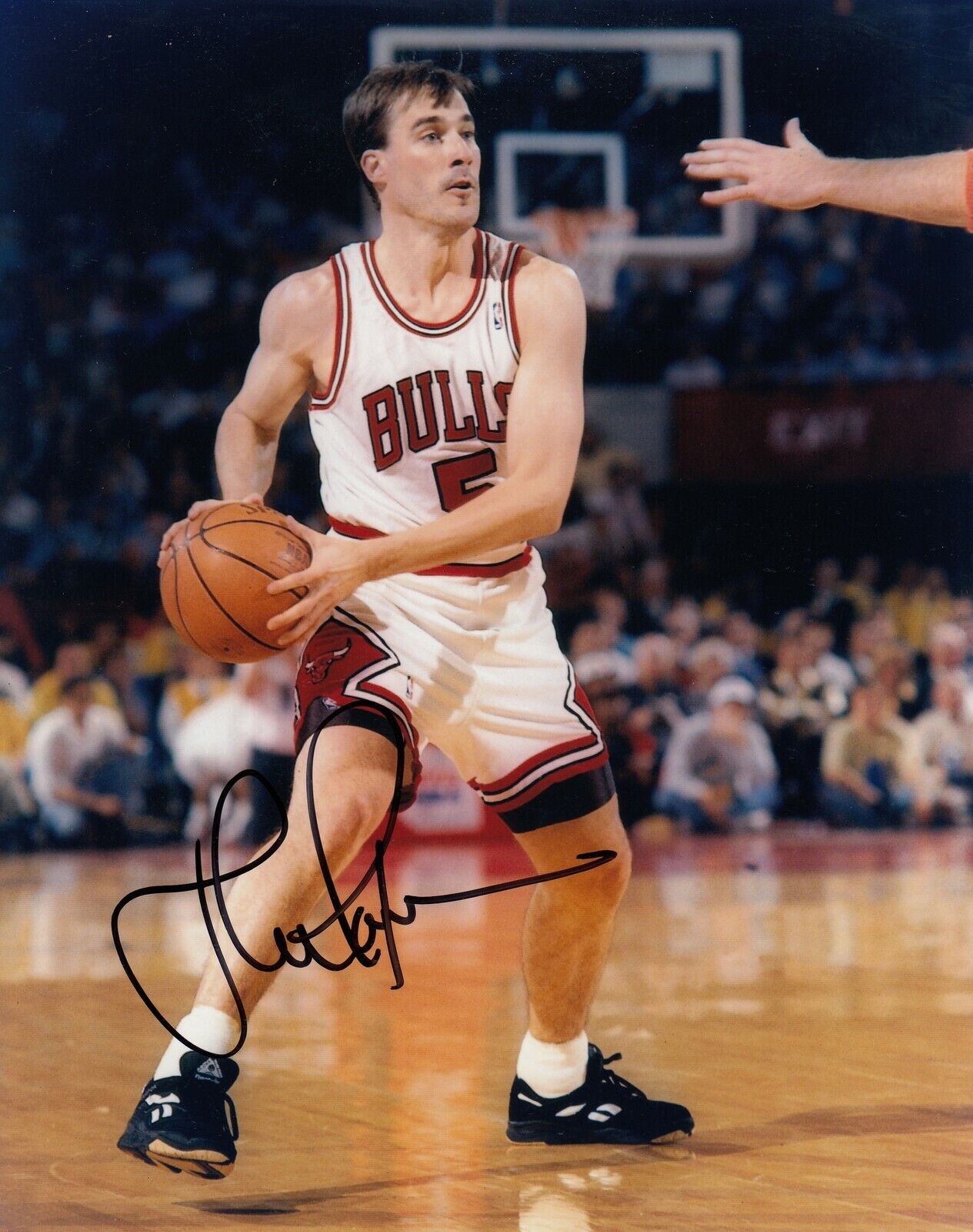 John Paxton #2 8x10 Signed Photo Poster painting w/ COA Chicago Bulls 031719