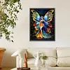 >SALE<5D DIY Full Round Drill Diamond Painting Butterfly Fairy Home Decor 30x40cm