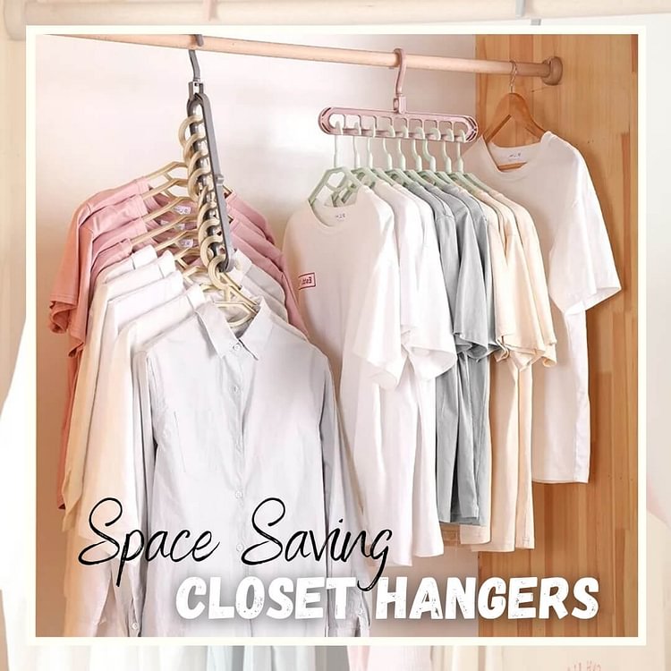 Multifunctional hangers - space saving hangers