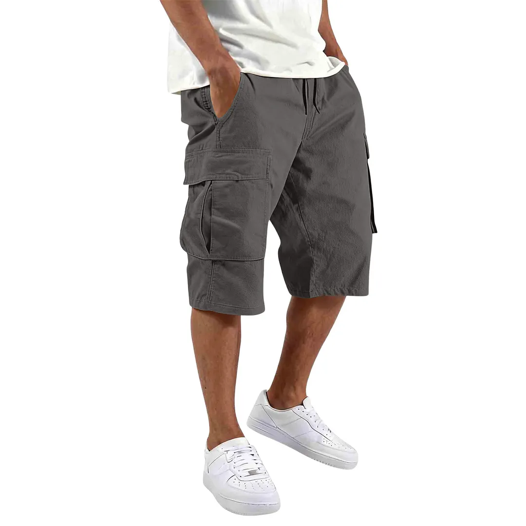 Men's Cargo Shorts With Multiple Pockets-INSPIREUSE