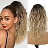 ⏳R&eacute;duction limit&eacute;e de 50%🎁18 Inch Curly Wavy Frizzy Hair Extension with Ponytail