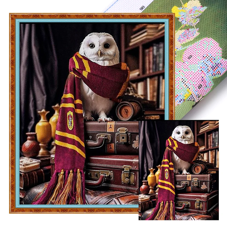 Harry Potter Owl (45*55cm) 11CT Stamped Cross Stitch gbfke