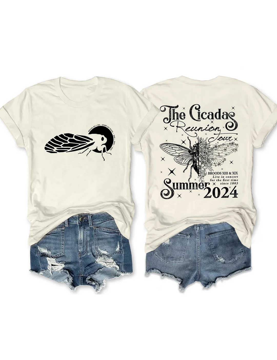 The Cicadas Reunion Summer Tour T-shirt