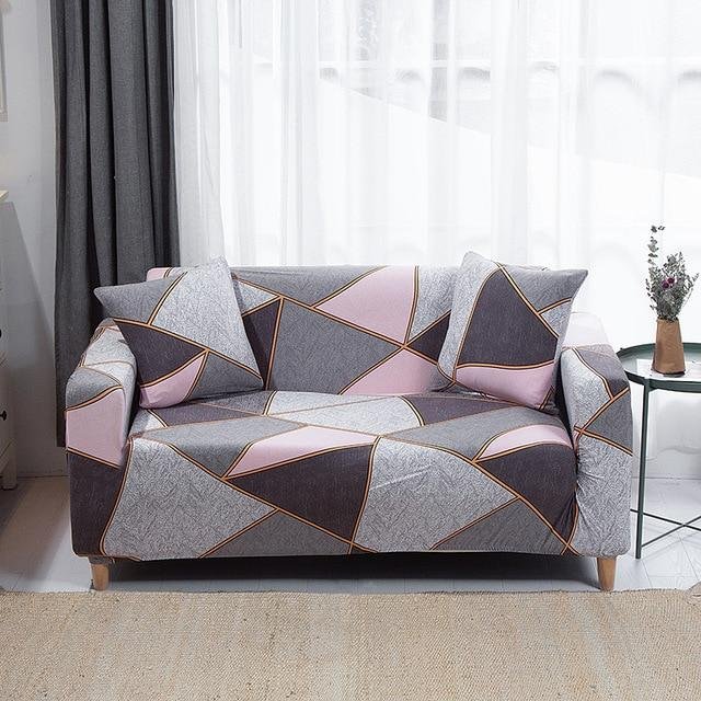 BunnelBee Geometric Unique Designs Universal Couch Covers Sofa Covers Stretch Slipcovers