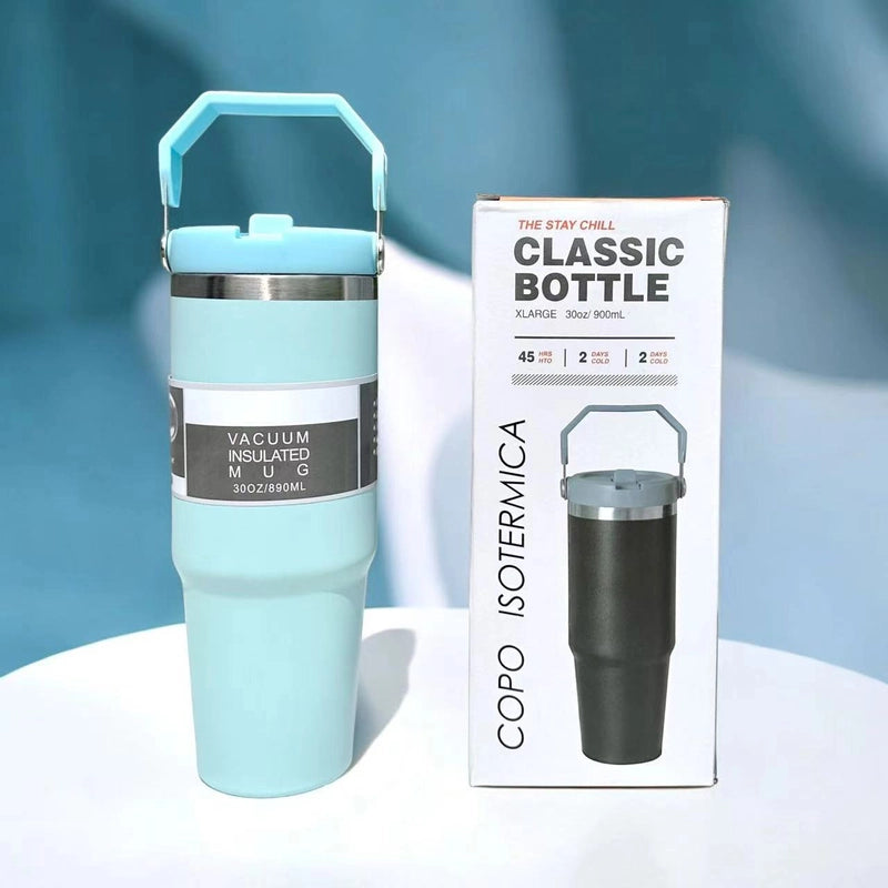 Casual Solid Color 201 Stainless Steel 304 Stainless Steel Thermos Cup 1 Piece