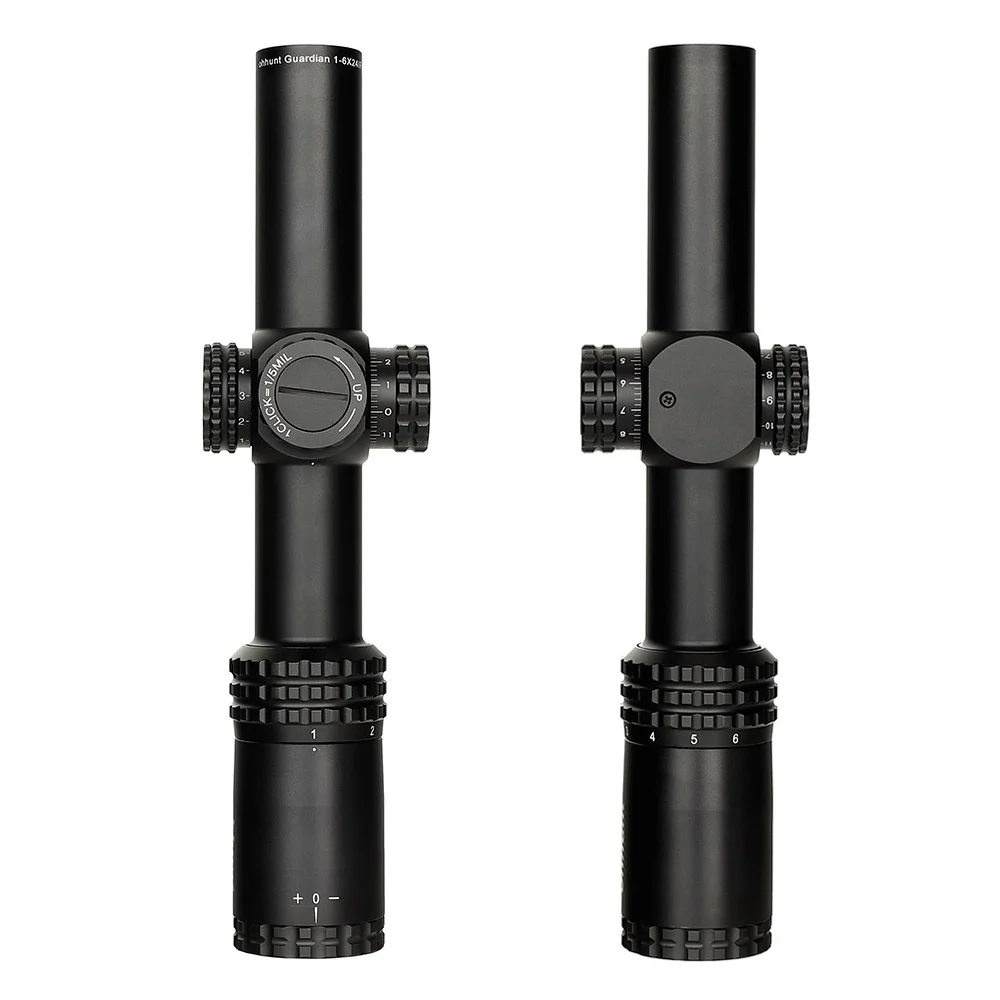 ohhunt® 1-6X24 IR 30MM SFP Red Illuminator Horse's Hoof Reticle LPVO Scope