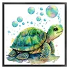 Turtle - 18CT Stamped Cross Stitch 20*20cm/7.87*7.87in