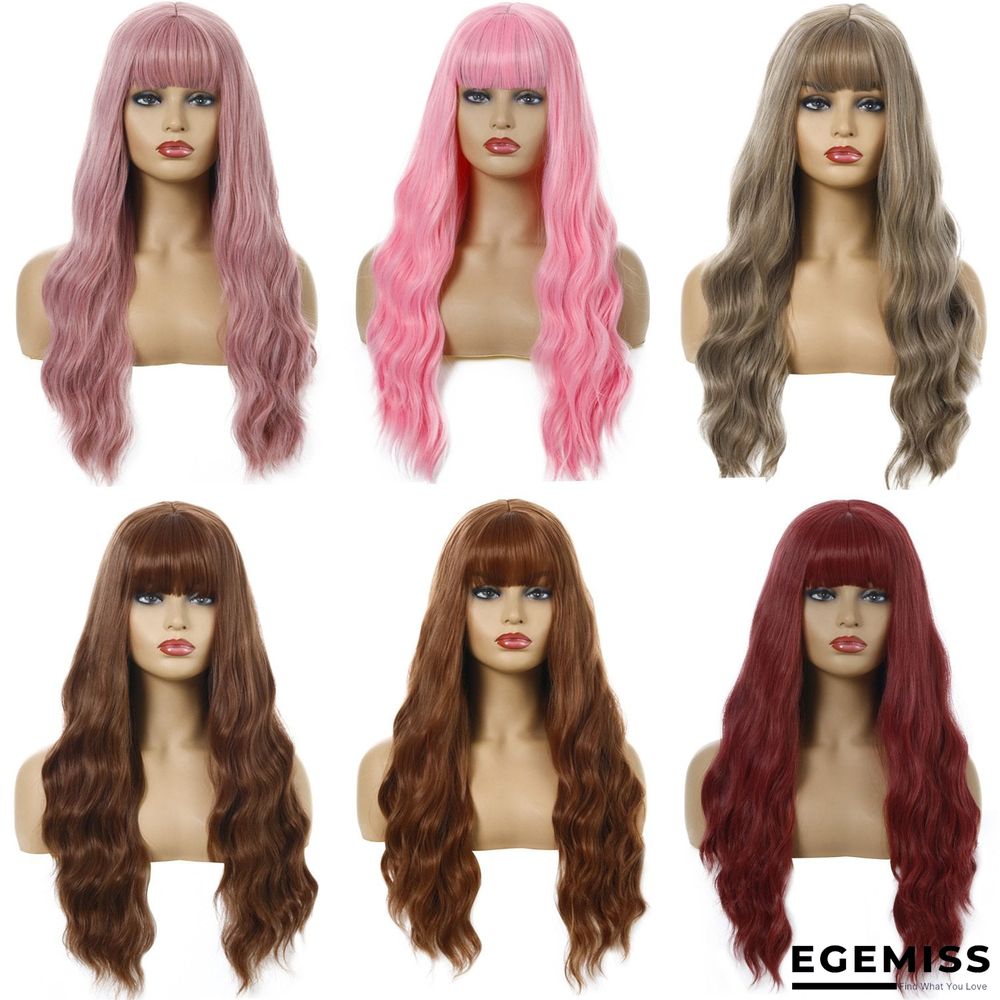 Fashion Long Curly Hair Ladies Fluffy Wavy Curly Headgear | EGEMISS