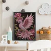 Pearl Pink Phoenix-Special Shaped Diamond Painting