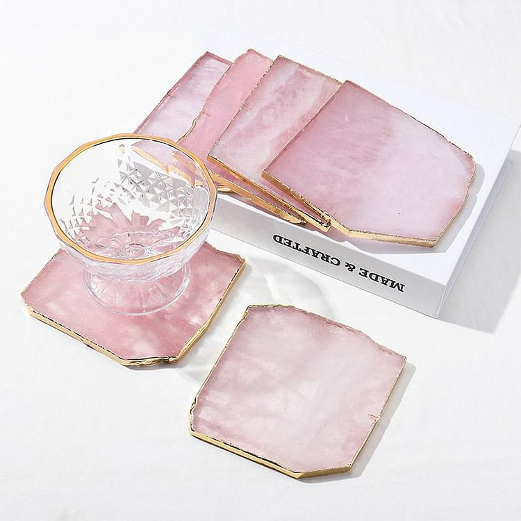 Pink Crystal Warmth Coaster