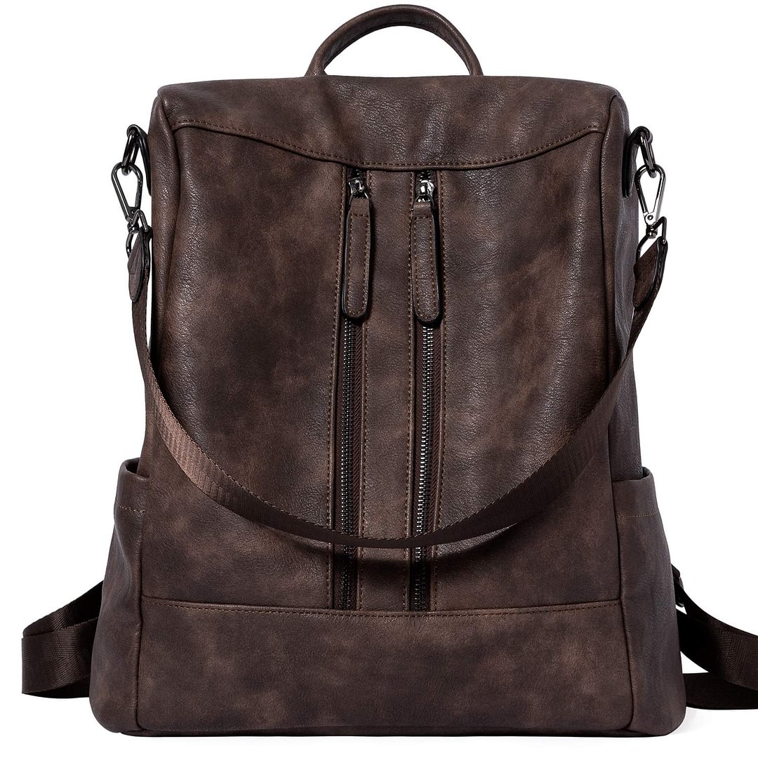 Women Backpack Purse Leather Anti-theft Travel Backpack Fashion Shoulder Handbag