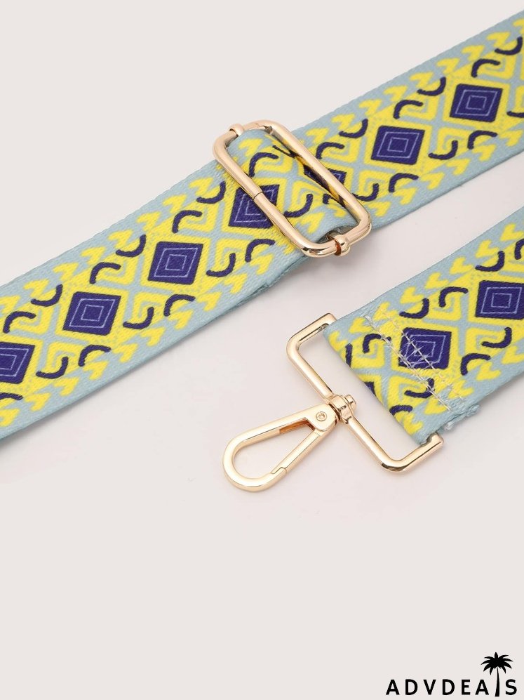 Geometric Pattern Bag Strap