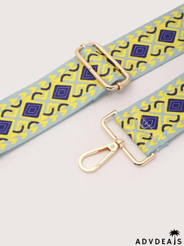 Geometric Pattern Bag Strap