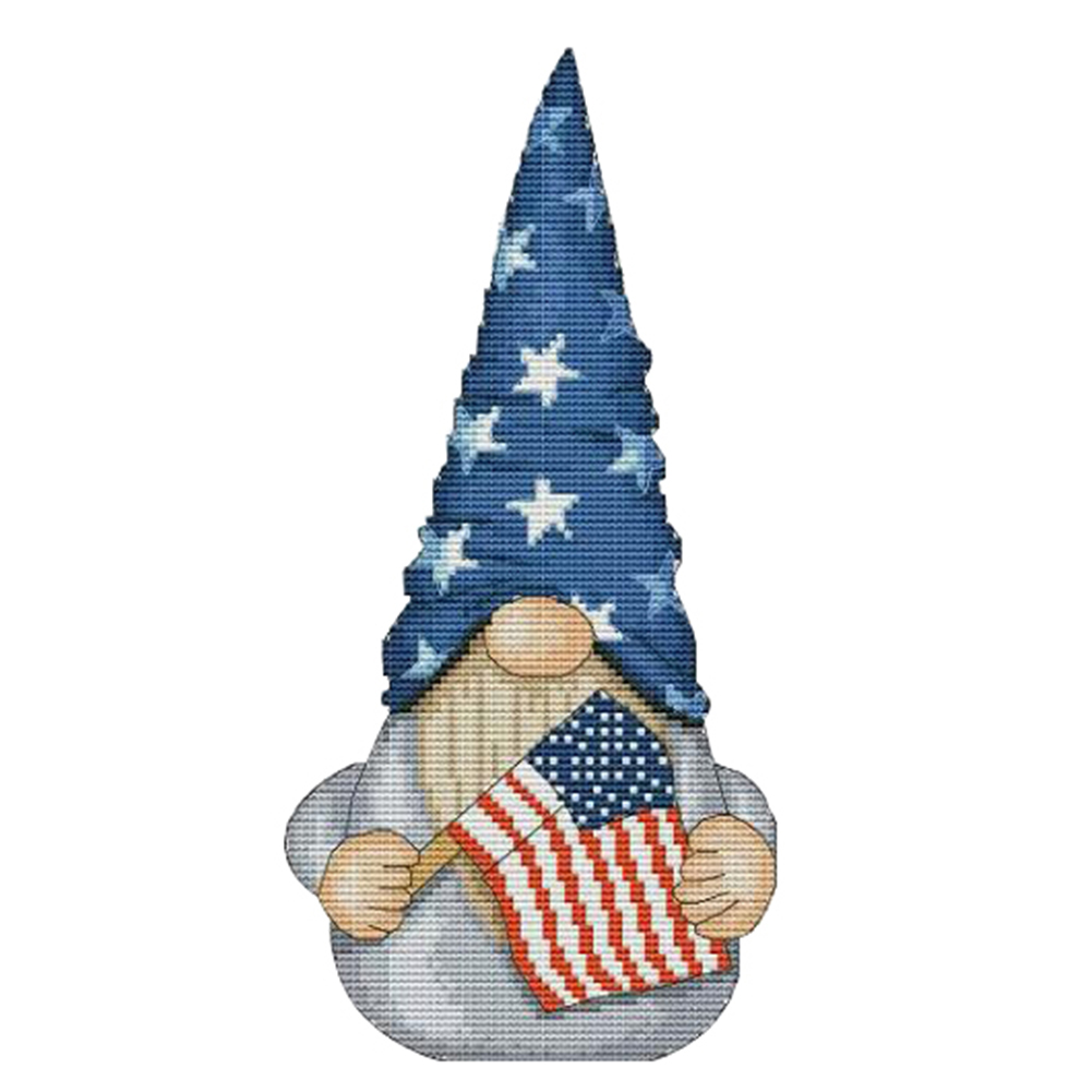 

Gnome - 11CT Stamped Cross Stitch - 40*50CM, 501 Original